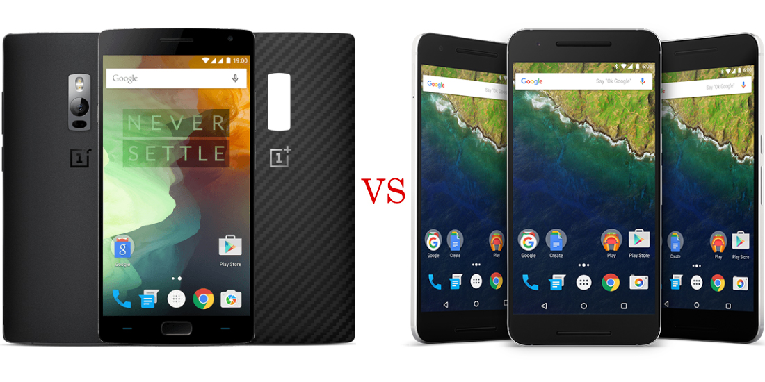 OnePlus 2 versus Nexus 6P 2